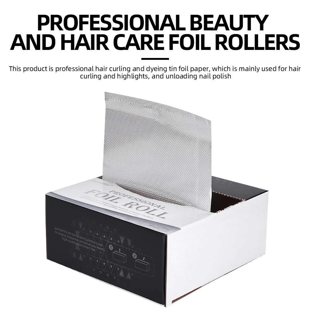 

300 Sheets Aluminum Foil Foil Tin Foil Salon Hair Styling Hair Perm Hair Dye Special Tin Foil Hairdressing Styling Tool