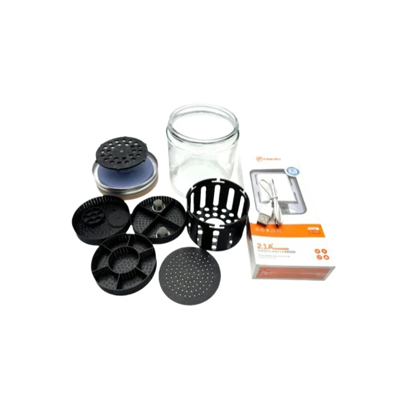 3D printing micro-meter washing machine, a set of micro-meter washing machine
