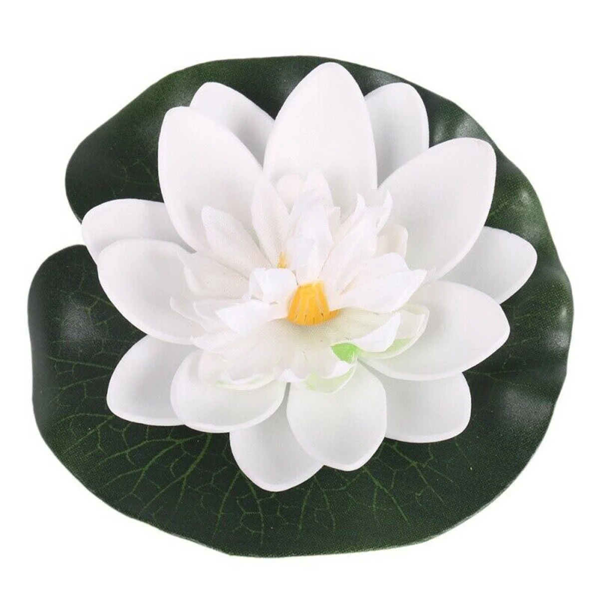 5PCS/Set Colorful Artificial Fake Floating Water Lily Random Colors Lotus Leaf Pond Plants Garden Pool Decor Garden Plants