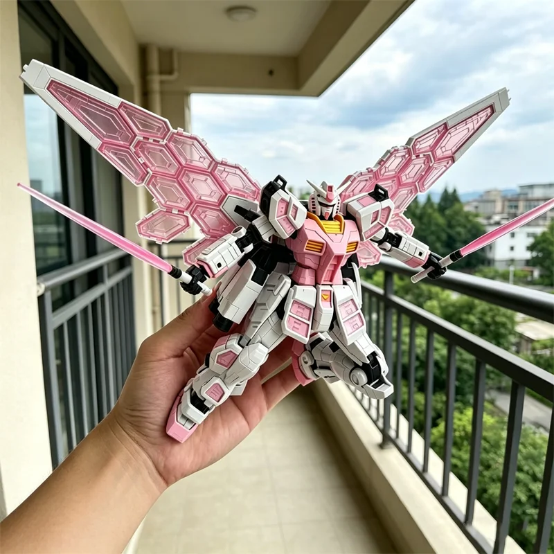 

RX-78F 1/144 Scale Osaka Expo Limited Pink Assembly Model Kit Action Figure With Water Decal Display Stand Boy's Puzzle Toy Gift