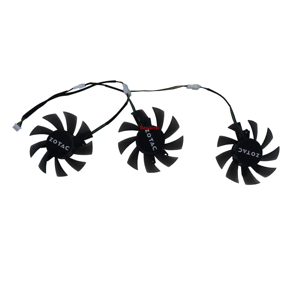 

3Pcs/Set DIY Fan,T128015SU,FY08015L12LPA,For ZOTAC RTX3060 12GD GE PRO,3060Ti 8G,RTX 2060-6G,GTX 1660 SUPER,Video Card Cooling