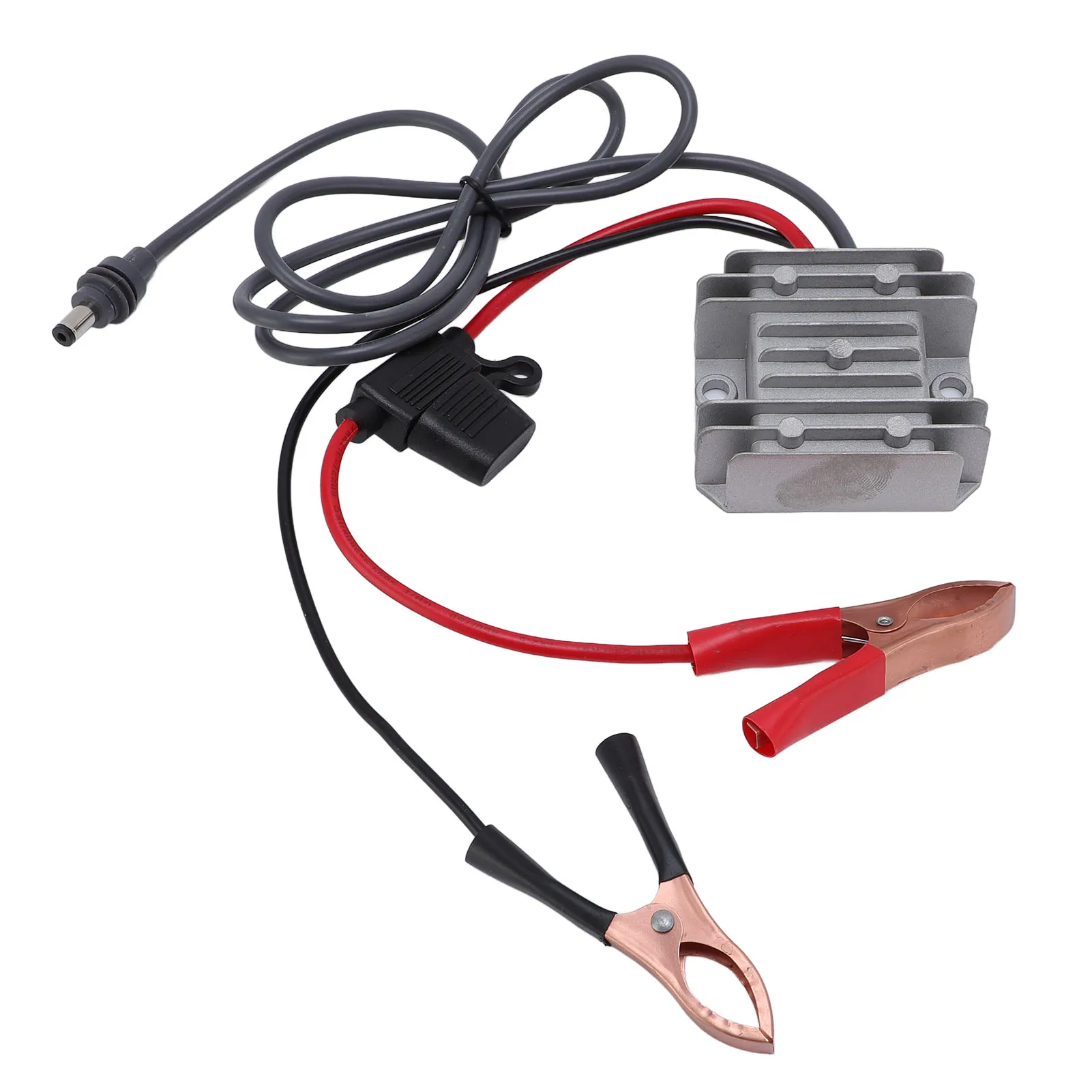 Satellite Power Converter IP68 Rain Proof Step Up Converter Power Cord Rugged Portable Easy Installation 3.2ft Length for Home