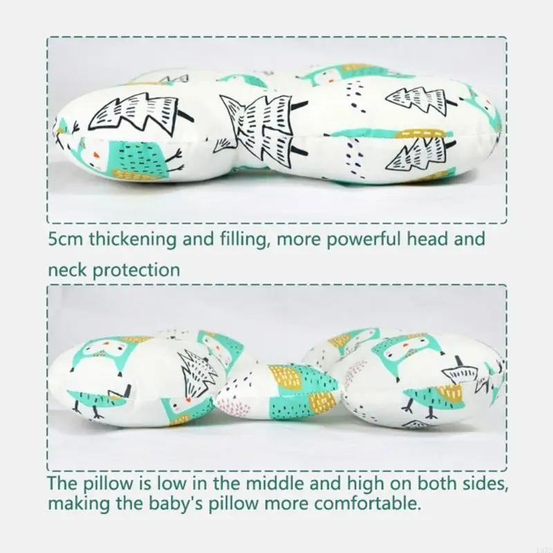 وسادة سفر للسيارة لمقعد السيارة لدعم الرقبة والوسائد لحديثي الولادة وسادة نوم كرتونية للسفر L8RB