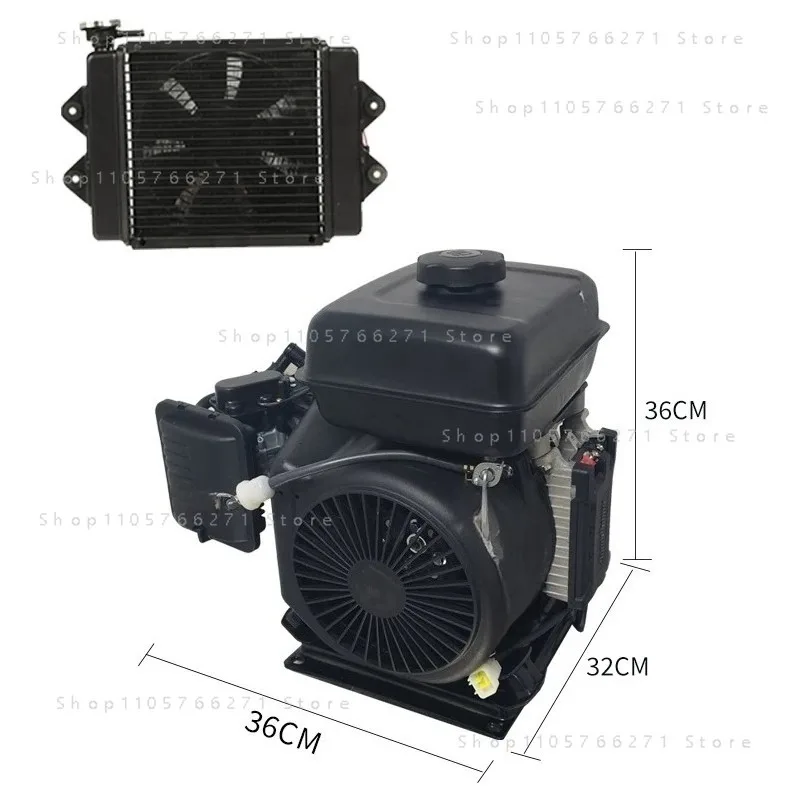 Dc 48V 60V 72V Electric Vehicle Range Extender Low Noise Generator for Four Wheels G asoline Portable Generator  6Kw