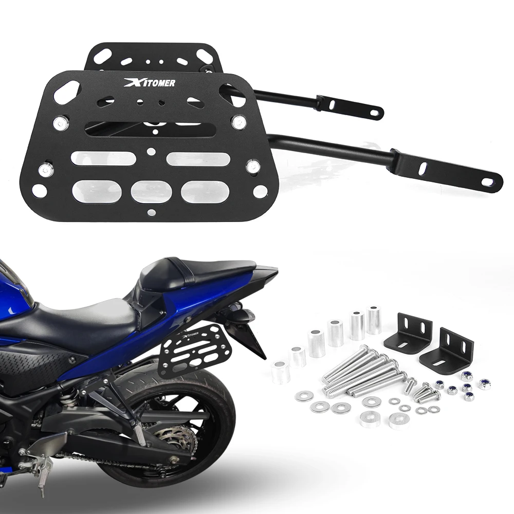 Saddlebag Support Racks Mounting Brackets Pannier Racks YZF-R3 2015 2016 2017 2018 2019 2020 2021 2022 2023 2024 2025 For Yamaha