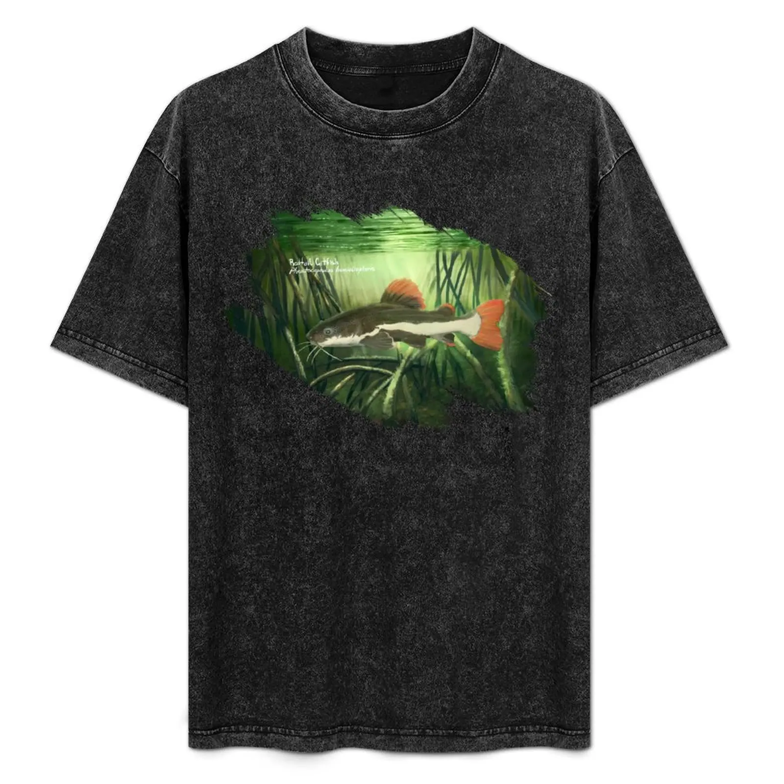 

AnemalSoul - Redtail Catfish T-Shirt Light Athletic Short Sleeve Tee Shirt