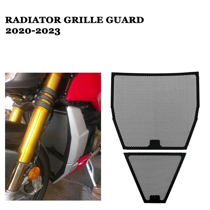 

H5-Motorcycle Radiator Grille Radiator Grille For Ducati Streetfighter V4 Radiator Cover For Ducati