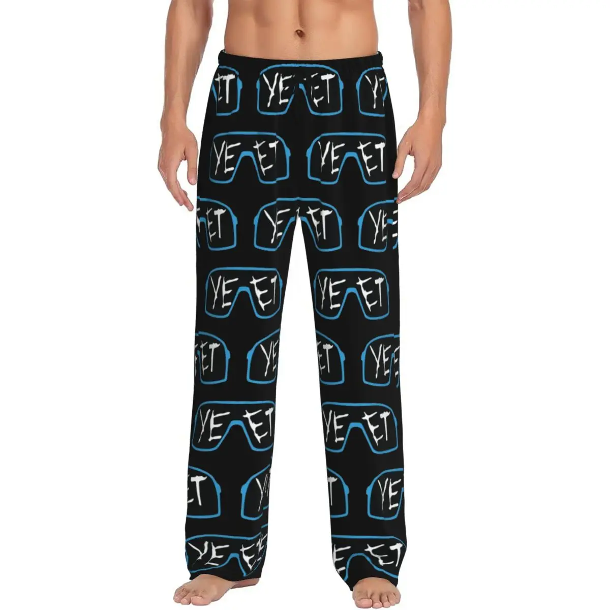 

Custom Printed Cool Yeet Jey Wrestling Uso Art Print Pajama Pants for Men Sleep Sleepwear Bottoms with Pockets