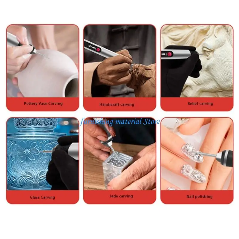 

Y5GD Multipurpose Engraving Tool Adjustable Gear Polisher for Craft Enthusiasts