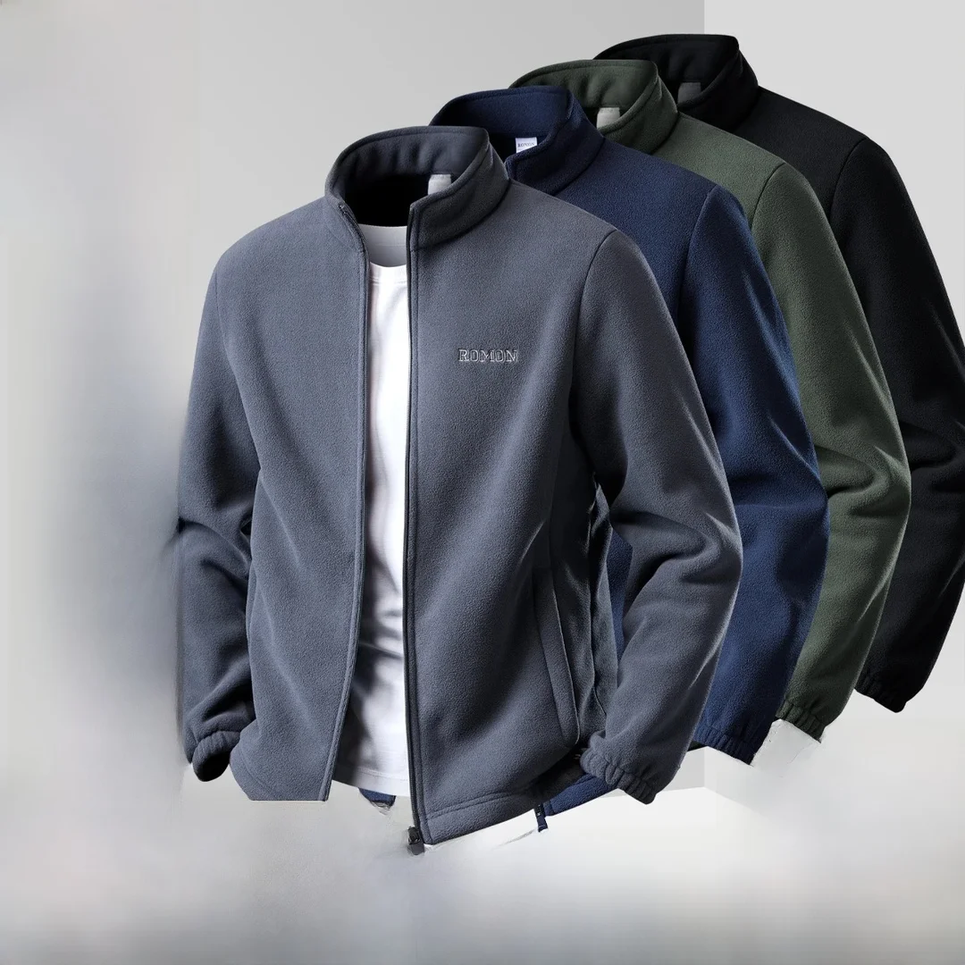 

Rn мужское пальто Fce Jaet Thiened на осень-зиму, теплое уличное повседневное универсальное свободное пальто из полиэстера на молнии