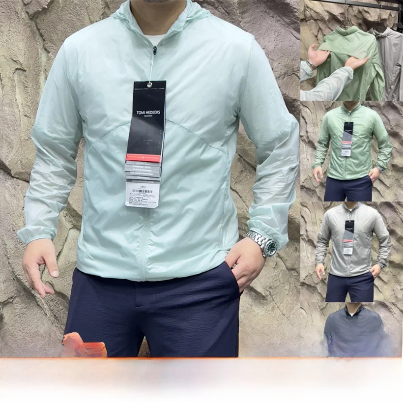 

Tech Lightweight Breathable Casual Sun Protection Jaet Spring Summer Men Outdoor Hiking Skin Clothes Jaet Thin Stand F...