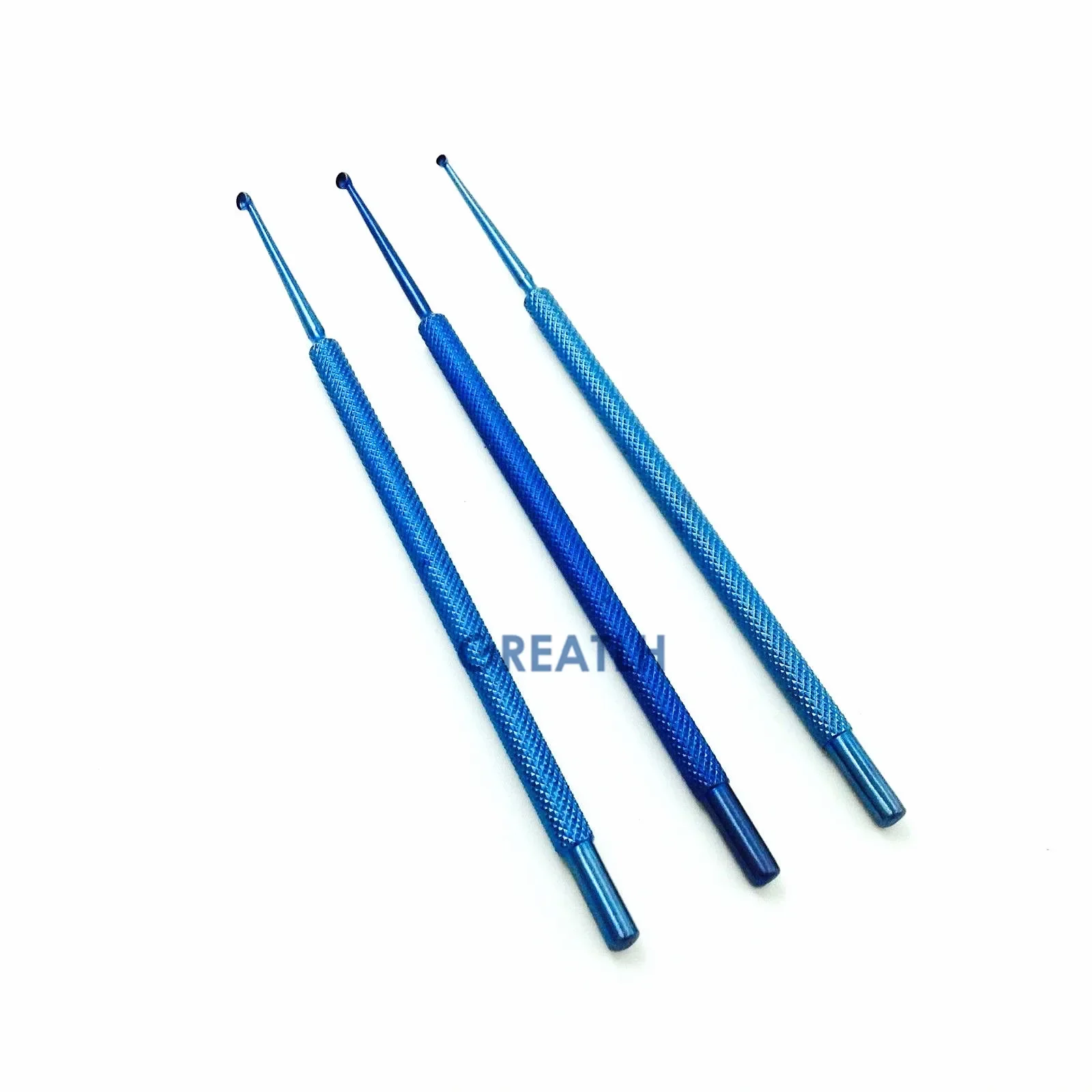 

3pcs/set Titanium Alloy Autoclavable Chalazion Curettes Ophthalmic Eye Surgery Micro Instruments