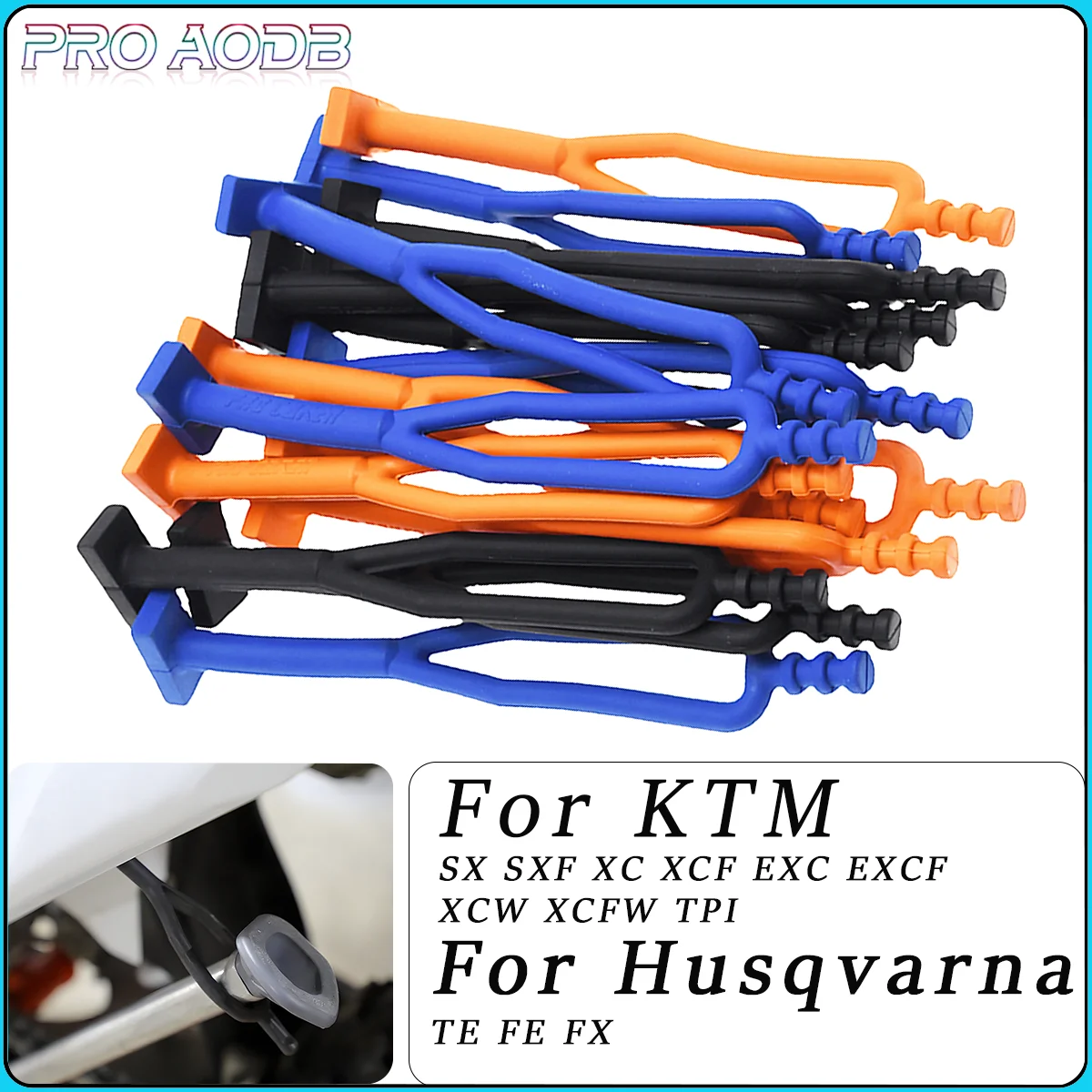 

Motocross Rubber Kickstand Side Stand Strap For KTM EXC XCF XC XCFW EXCF XCW TPI Six Days 125 250 300 350 450 500 1998-2023