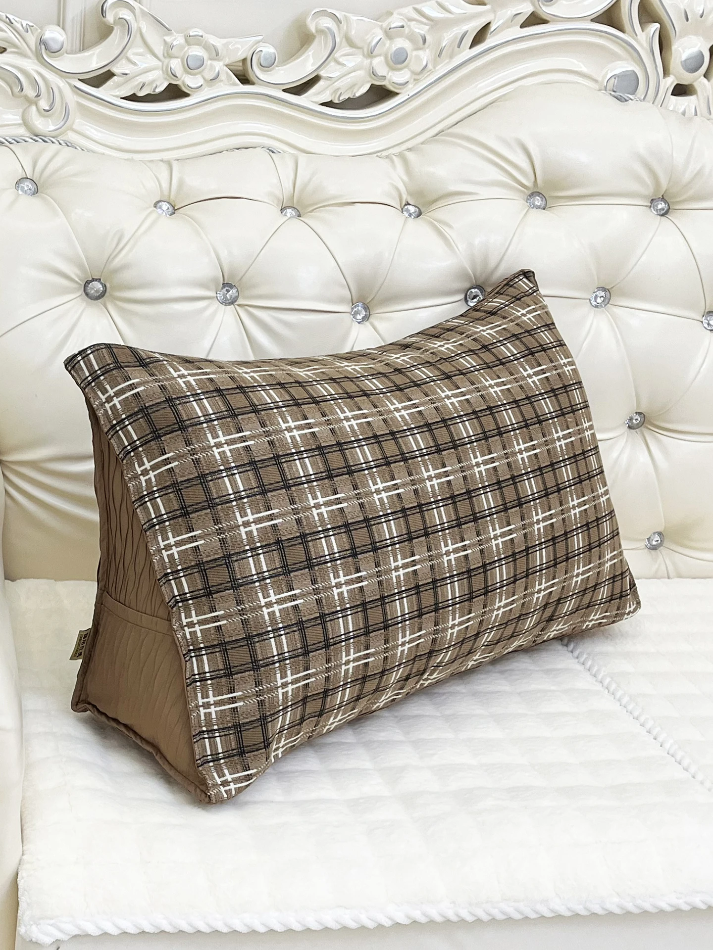 

Nordic e Pillow Long Rectangle Barest Pillow Simplici Artificial Camere Sofa Bed Headrest Core Included