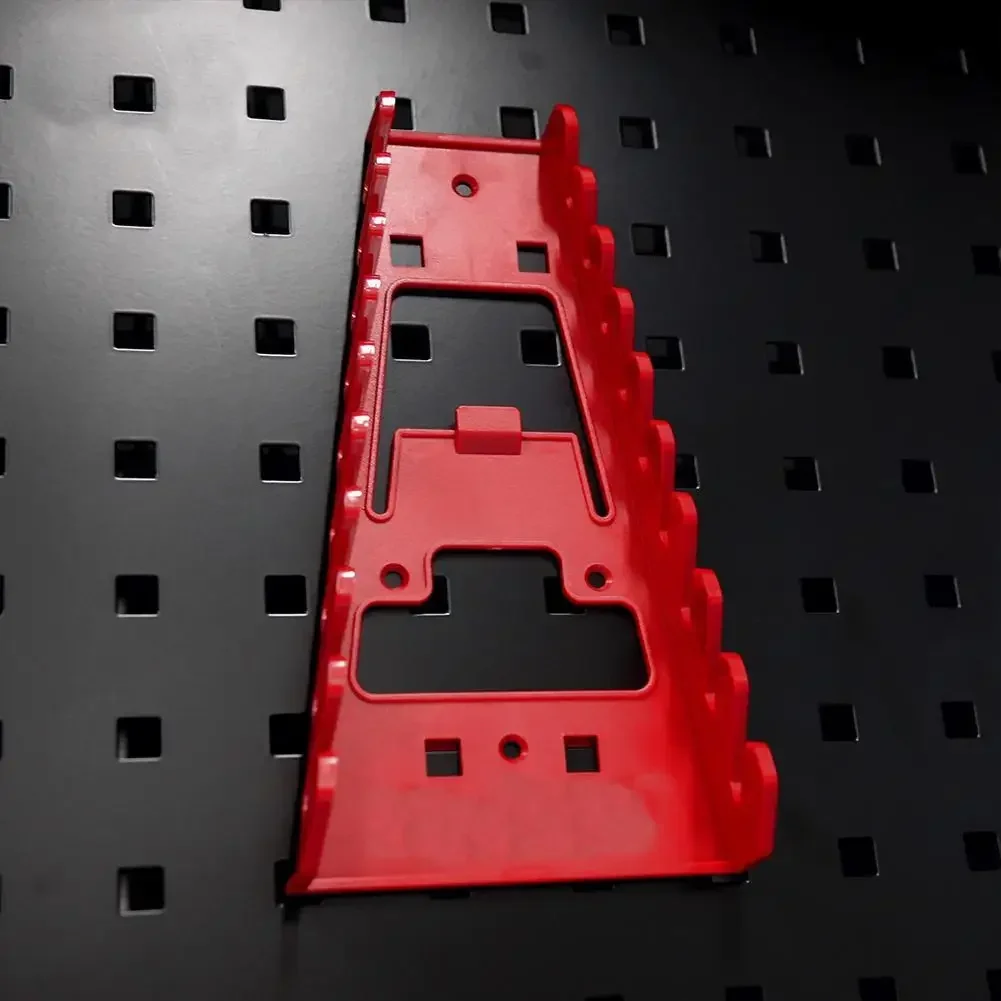 Plastic Wrench Rack Organizer Wall Mounted Tray Sockets Storage Tools Rack Sorter Standard Spanner Holders Home Wrench Holder image 4