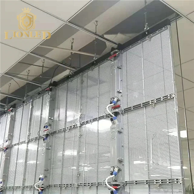 Lionled Professional Services P3.91-7.81 mm Indoor Curtain Display Transparent Screen