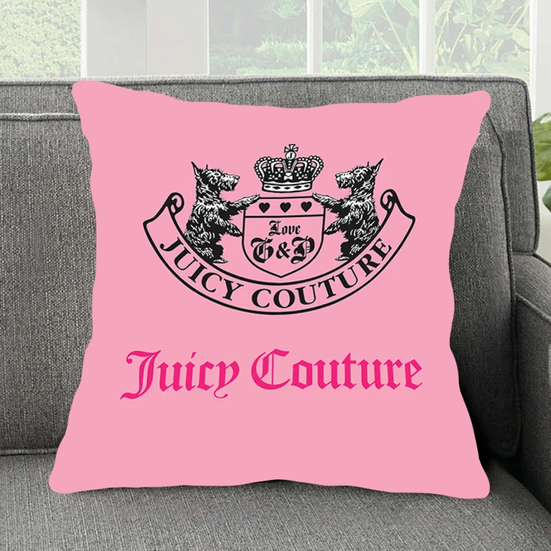 Comfortable pillow room bedroom office coffee shop pillow living room Juicy Couture pillowcase Fashion brand Home Decor 45X45cm