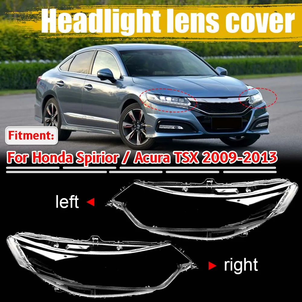 Front Headlamp Lamp Cover Transparent Headlight Shell Lens For Honda Spirior 2009 2010 2011 2012 2013 Car Accessories