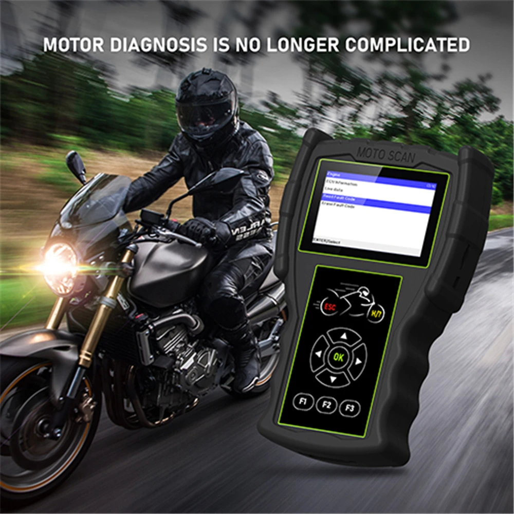 JDiag M100 Pro Motorcycle Scanner D87 D88 Function Professional Diagnostic Tool for Motorcycle Code Reader