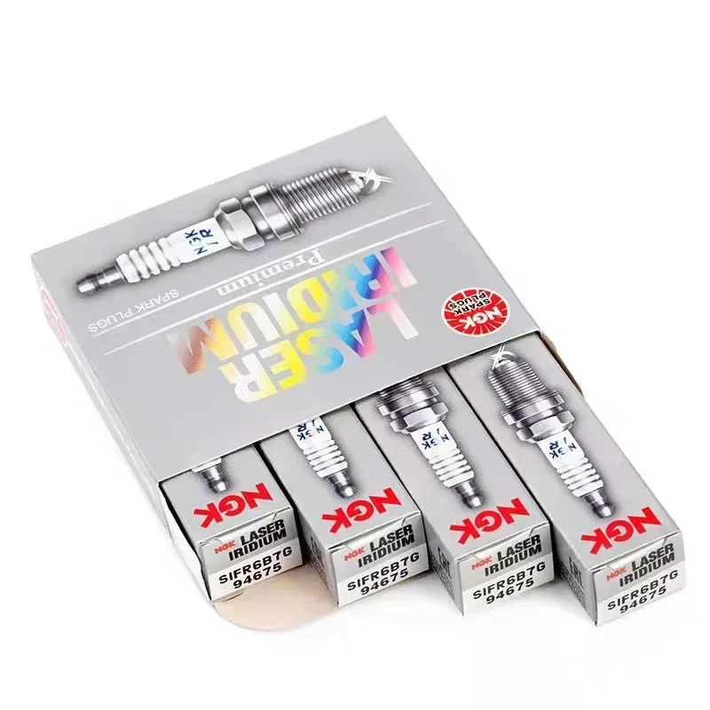 4Pcs Brand New NGK SIFR6B7G 94675 Laser Spark Plugs For Haval H4 H6 F7 H8 H9 2.0T GW4C20 VV5 VV5S CHANGAN CS75 CS85 CS95 JL486