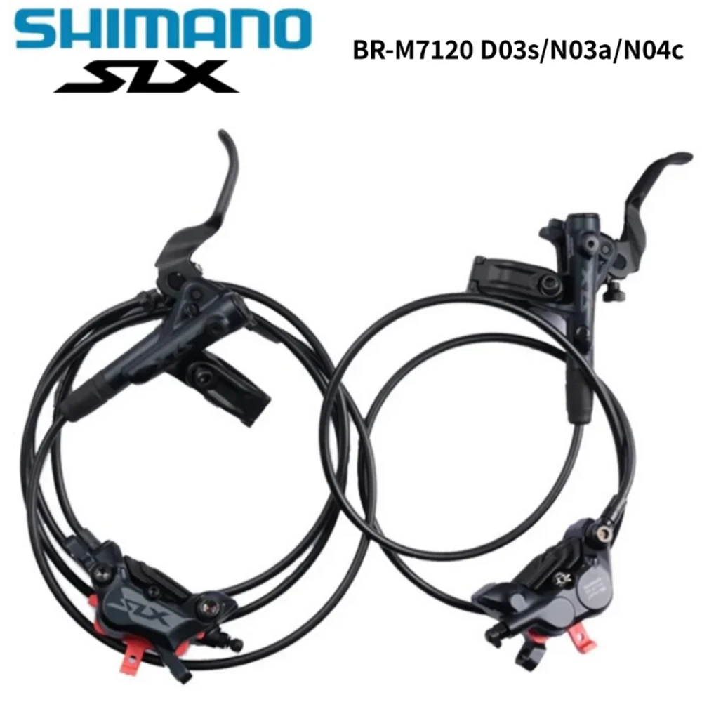 SHIMANO SLX M7120 4 Piston Brake For Mountain Bike Bicycle Hydraulic Disc Brake MTB D03s N03a N04c Pads Original Shimano