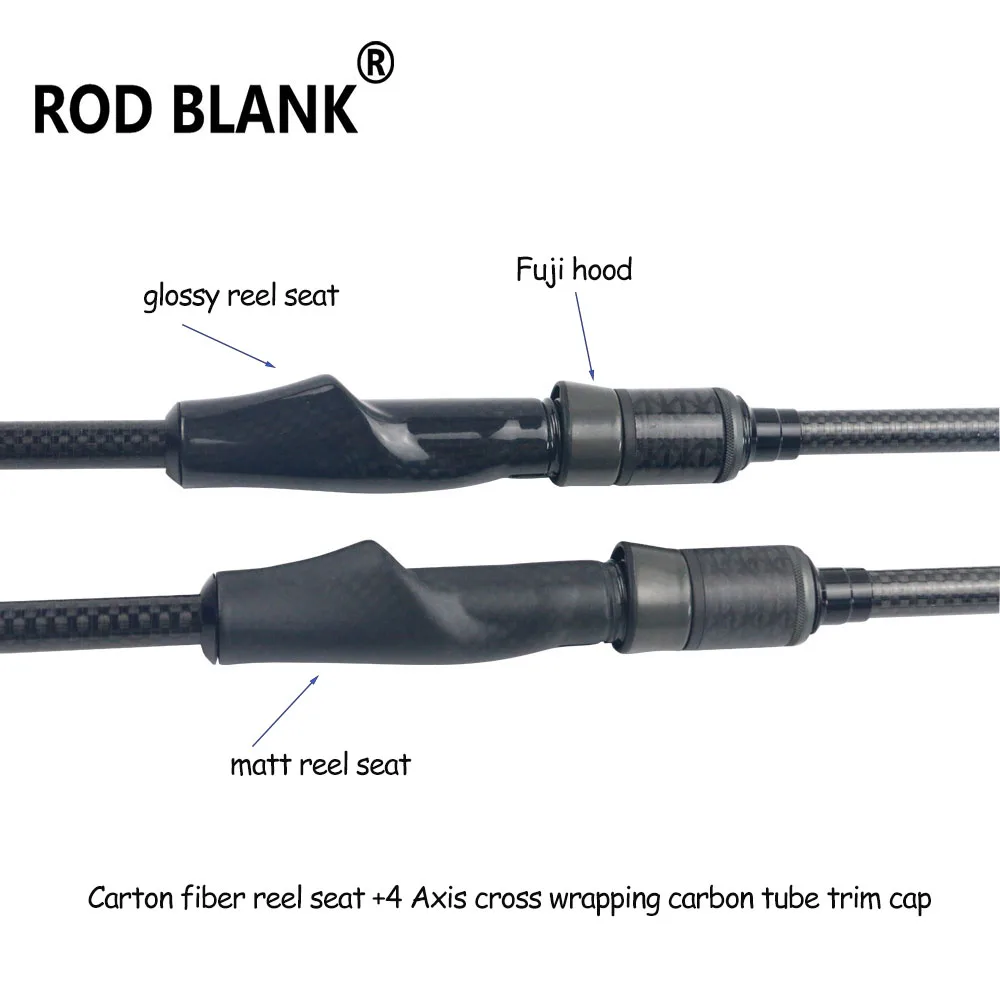 Rute Blank 28,4g Leichte Spinning Griff Kit Carbon Faser Reel Sitz Angelrute Gebäude Komponenten Stange DIY Reparatur Zubehör – Detail 3