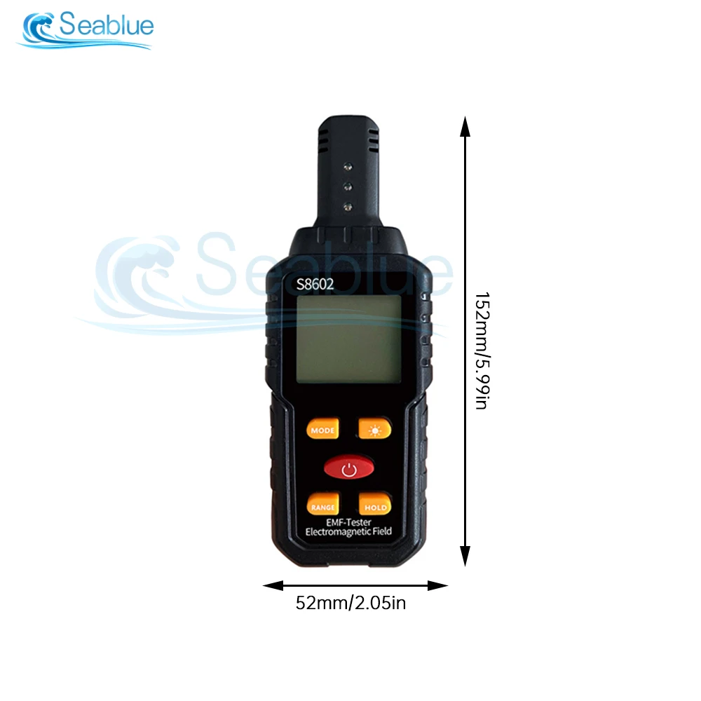 3 w 1 S8602 przenośny radioaktywny Tester promieniowania elektromagnetycznego wyświetlacz LCD EMF detektor osoby dozymetr rentgenowski Radia