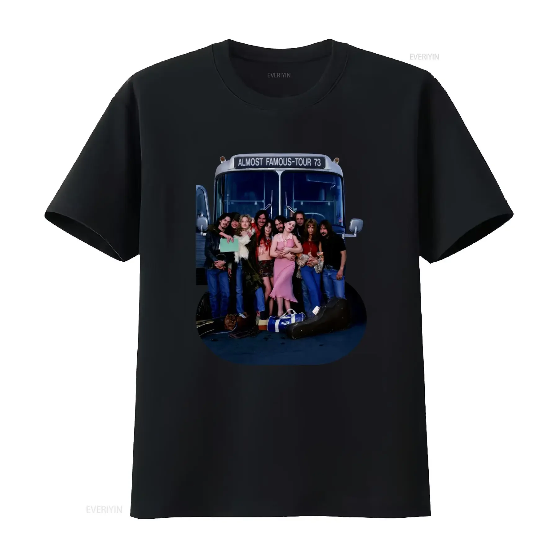 2000 Almost Famous Vintage Movie Promo Tour 73 Band Group Photo T Shirt 00s vintage Washed designer clothes Slightly Casual