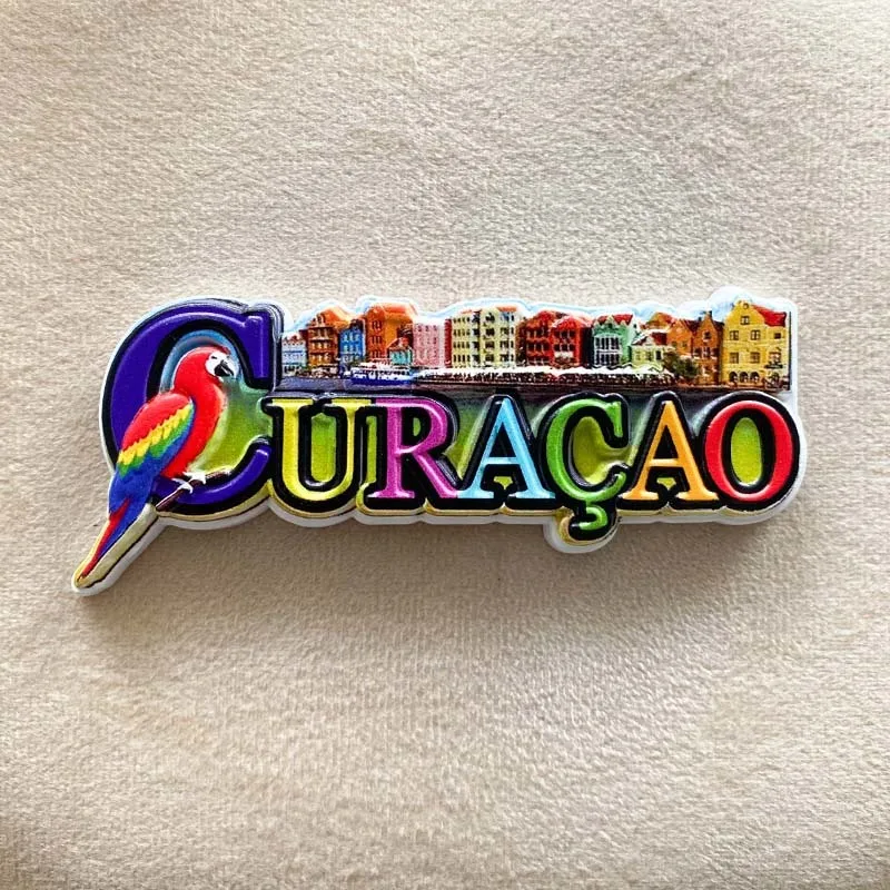 

Belgium Ghent Rainbow Street Scene Refrigerator Magnet Creative Home Decor Letter 3D Hand-painted Travel Souvenirs