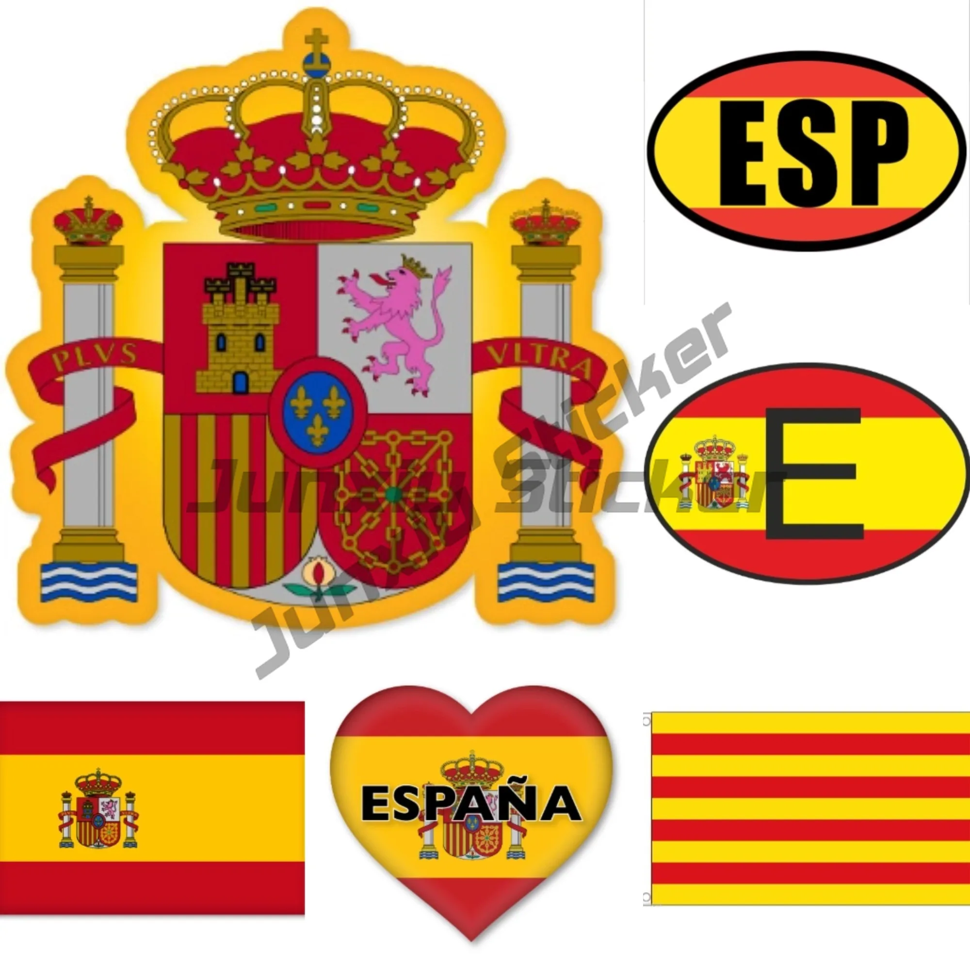

Espana Oval Spanish / Spain Flag, Car, Van Decal Self-Adhesive Sticker