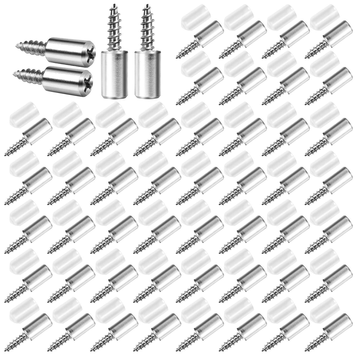 Self-Tapping Screws Cabinet Laminate Shelf Support Pegs with Non-Slip Sleeve Shelves Kitchen Glass Furniture Closet Shelf Pins