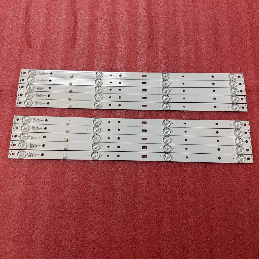 10pcs/set LED Strip For AKAI CTV500 CTV500TS CURVED CTV5035 CTV5035SMART CURVED DU49 1000 JS D JP4910 041EC E49DU1000 YS L