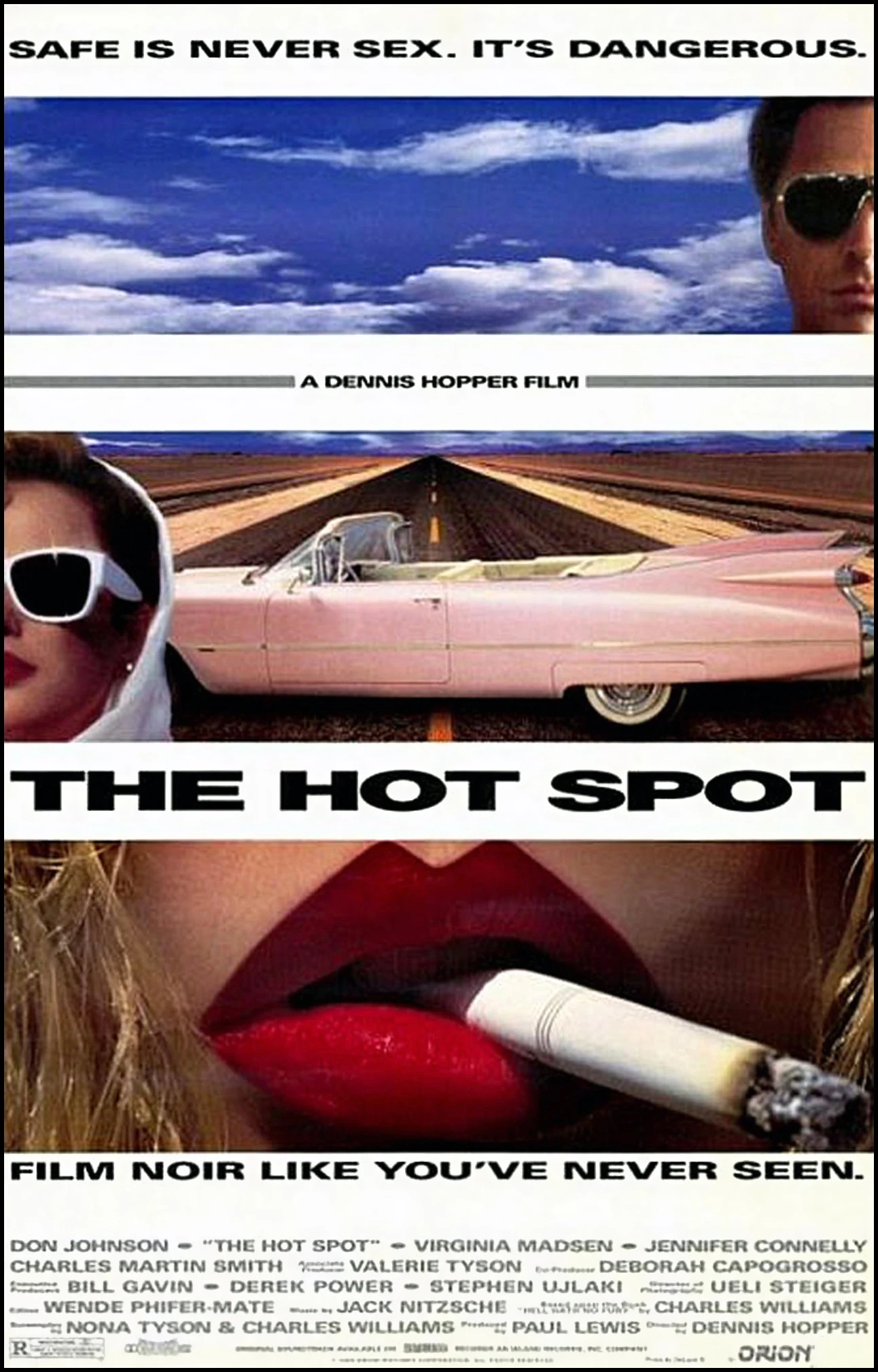 Movie The Hot Spot (1990) Silk Poster custom Home Decorative Wall Painting