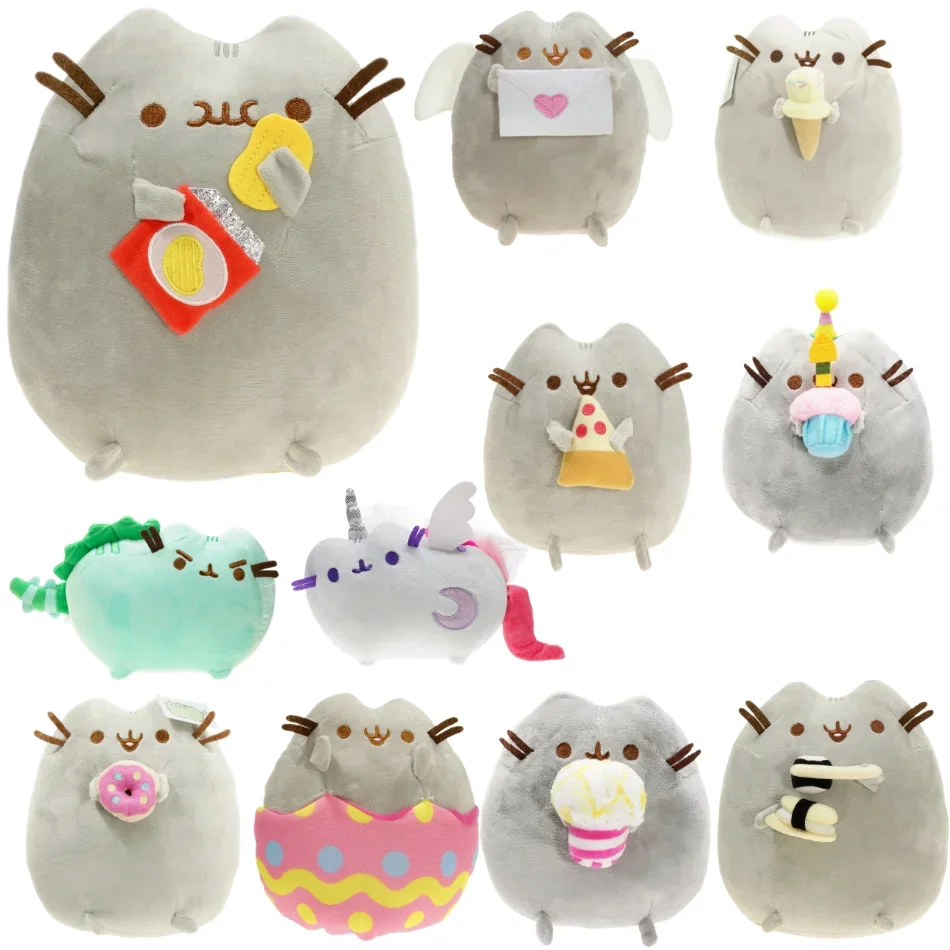 15Cm Anime Pizza Cat Plush Toy Potato Chip Cat Sushi Kawaii Cartoon Angel Cat Ice Cream Fill Animal Toy Children's Birthday