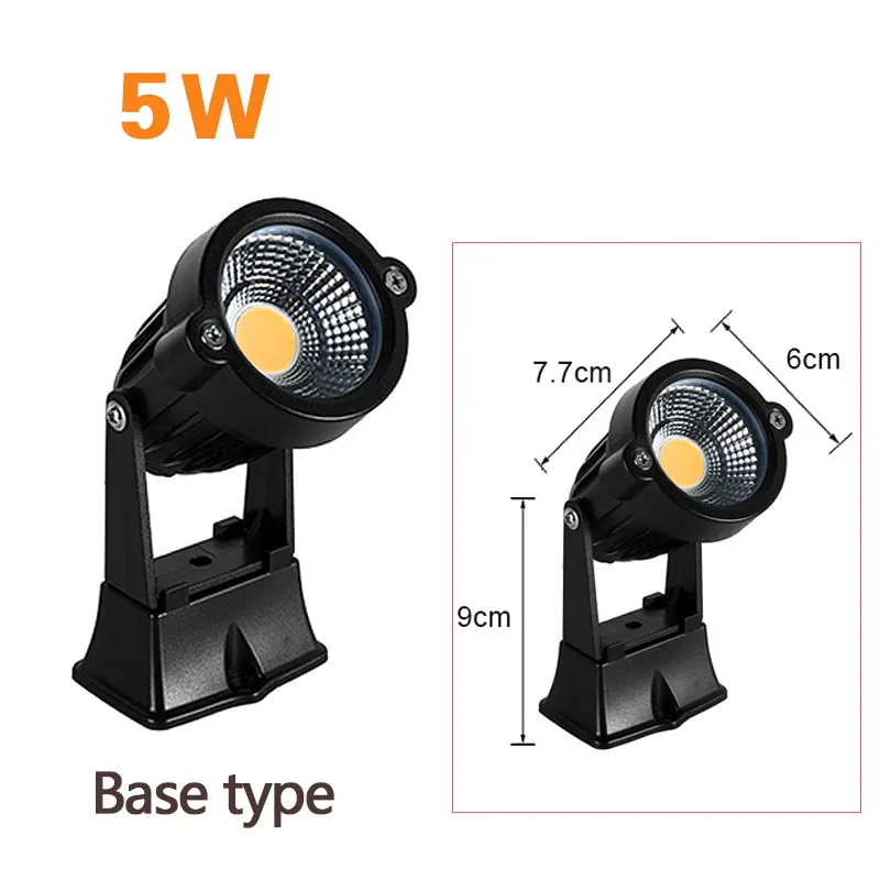 LED COB Spike Gazon Lamp 7W 10W 15W 5W Outdoor Tuinverlichting Waterdichte Verlichting Led tuin Pad Spots AC85-265V DC12-24V