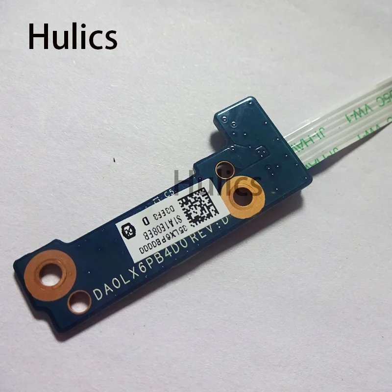 Hulics Used Power Button Board For HP Pavilion DV6-3000 Power-on  Part Number DA0LX6PB4D0