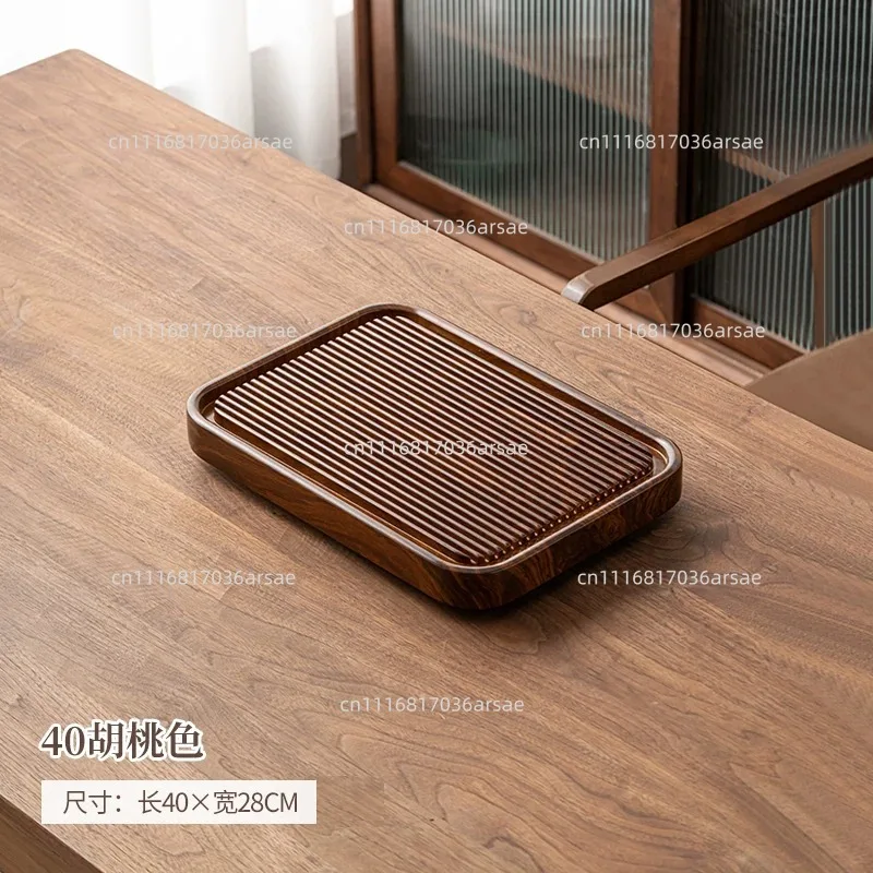Chinese Tea Tray Full  Drainage Tea Table Household Living Room Water Outlet Tea Serving Tray