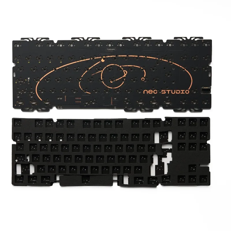 Neo80 Cu Keyboard Plate Accessories Custom PP ALU Positioning Plate Hot Swappable PCB for Gaming Mechanical Keyboard Accessories