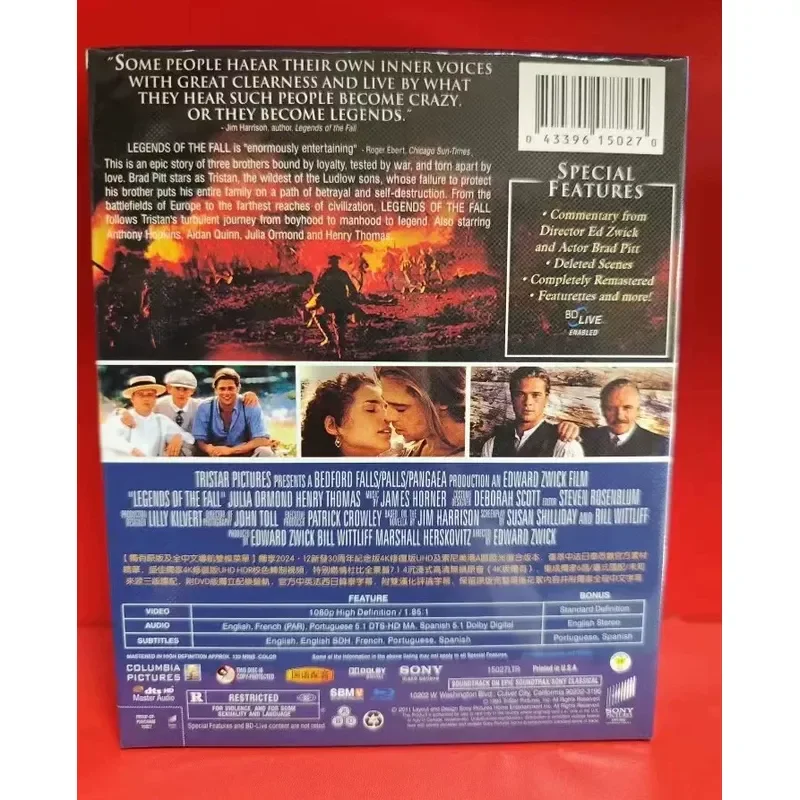Burning Years Blu ray Disc Brand New Unopened Classic Film Collector Edition By Brad Pi