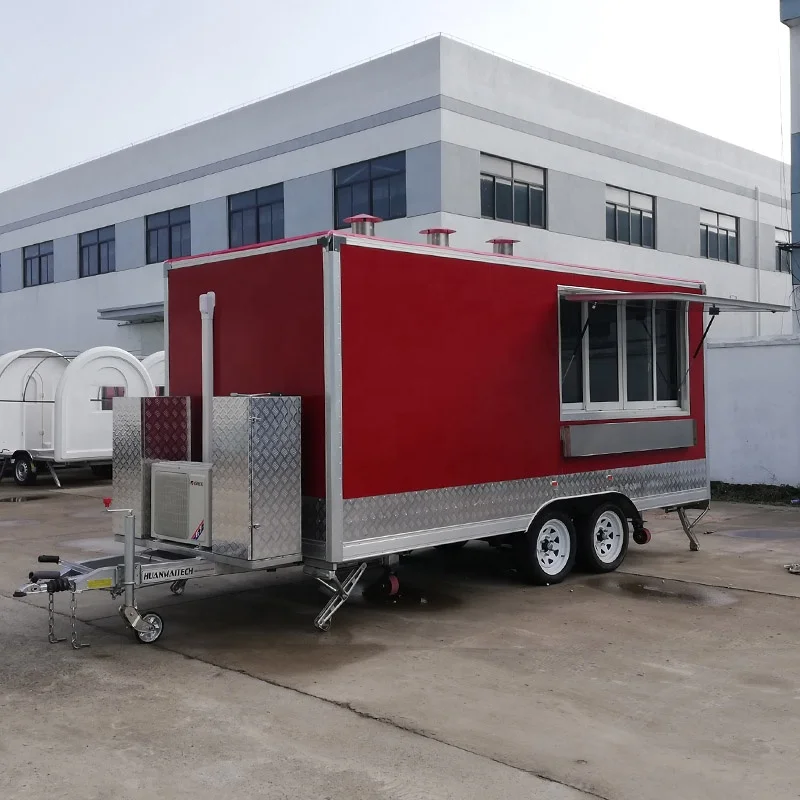 FOODLINE Fully Detachable Food Stall Cart All SUS304 Worktop Deep Clean Outdoor Mobile Catering Processing Unit