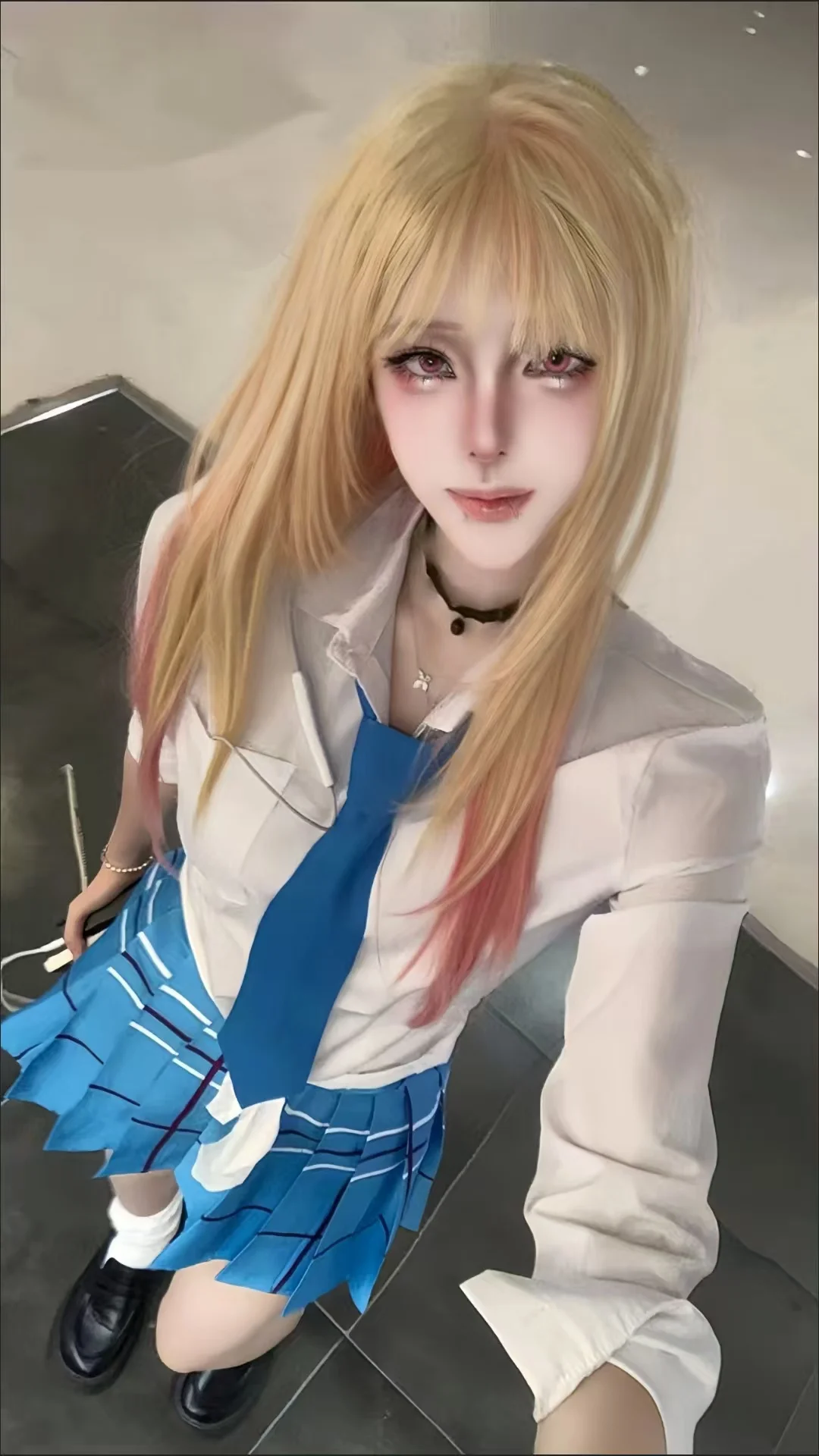 

Cosplay Costume School Uniform Style Outfit for Women Anime Role Play Dress Up Set