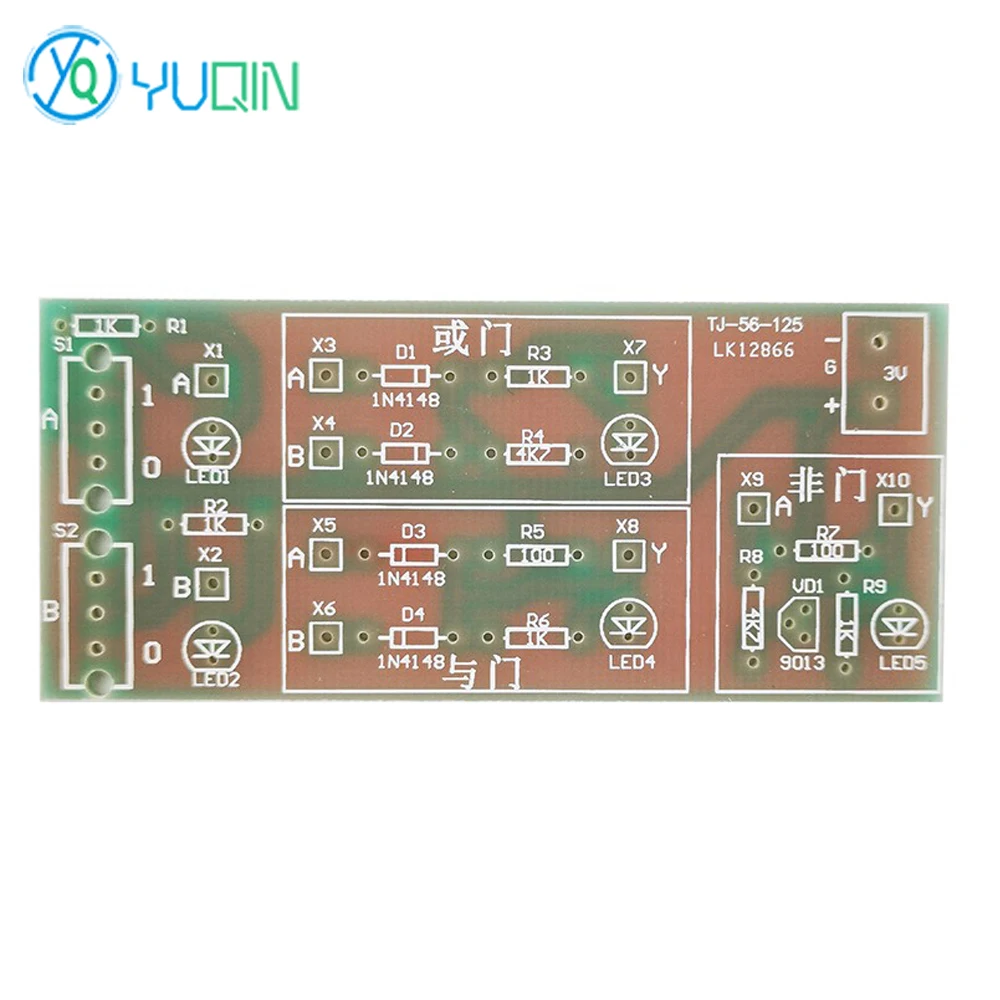 Discrete Component Gate Circuit Welding DIY Kit NAND Gate Logic Digital Electronic Technology Teaching and Training