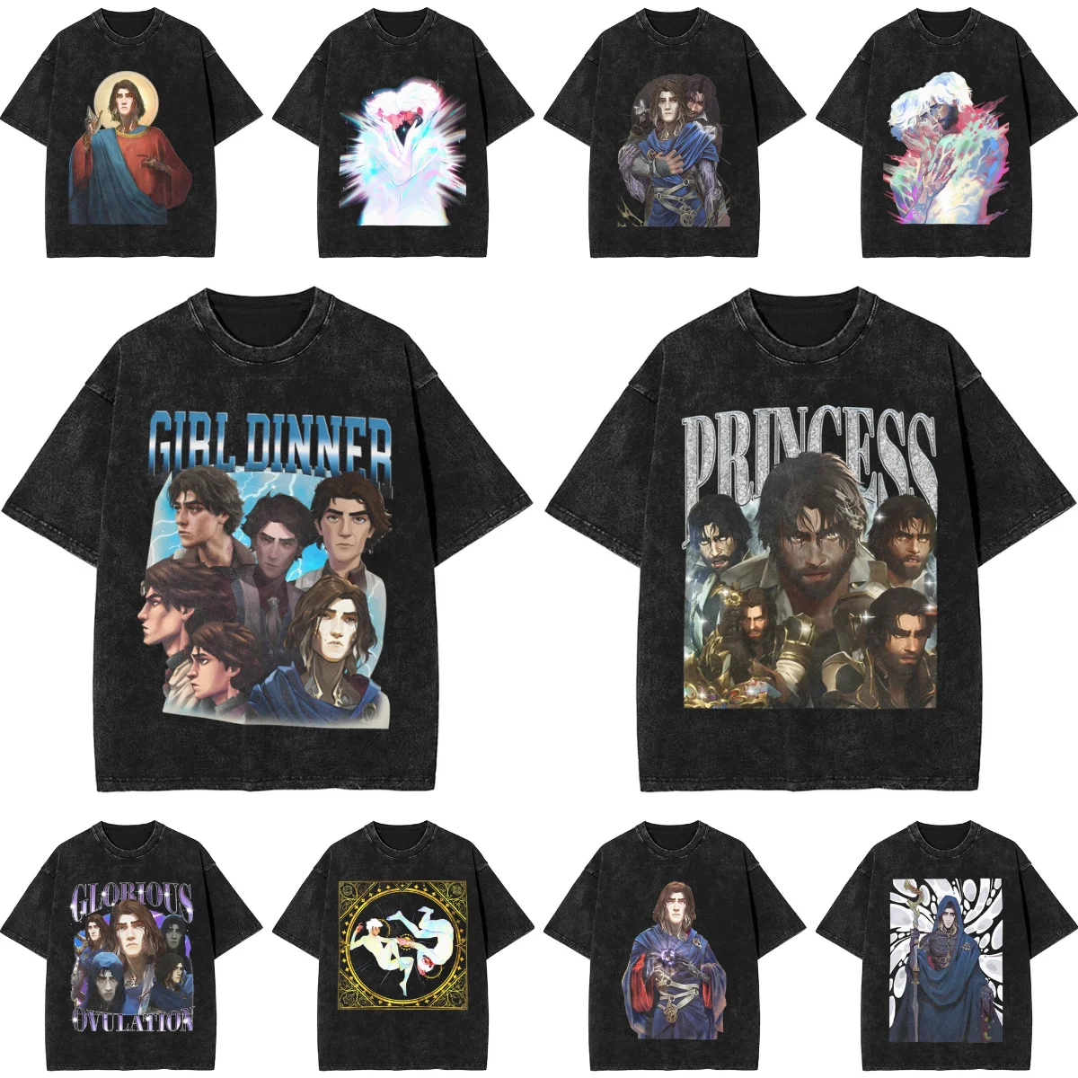 

Viktor Arcane Vintage T-Shirt Beach Y2K Fun T Shirts 2024 Cotton Hip Hop Tee Shirt For Couple Tops