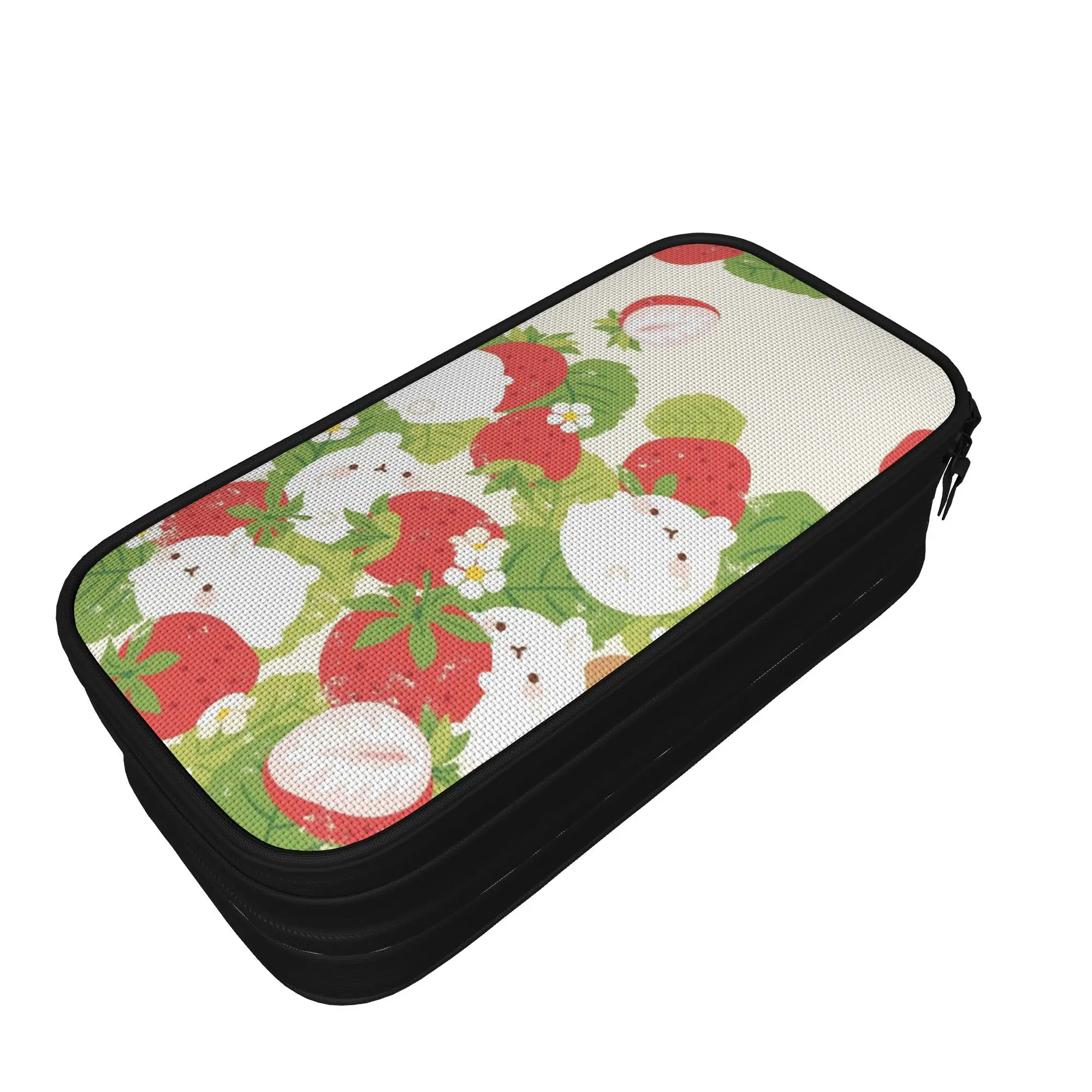 Cartoon M-Molangs Pencil Cases  Pen Holder Bag Student Large Storage Students School Gifts Pencilcases