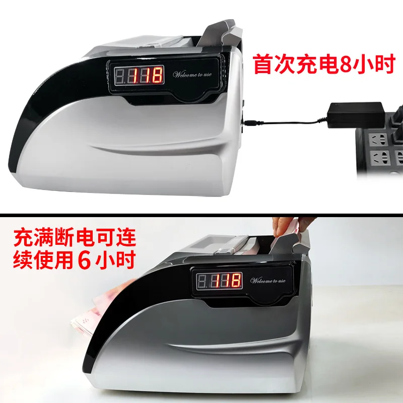 Charging Multi-Currency Currency Counters for All Fields Portable Foreign Currency Cash Register