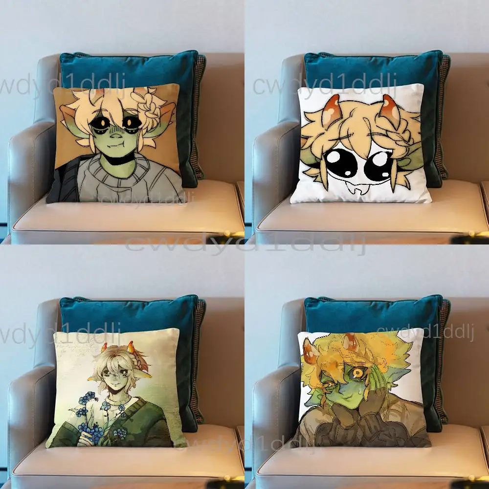 

M-Mushroom Oasis Mychael Pillow Case Cover Square Sofa With For Pattern Comfortable Cushion suitable Of Room