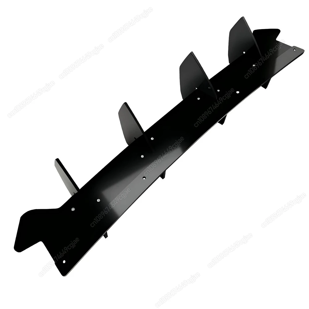 Picture 6: For Ford Focus ST MK4 2018 To 2021 ABS Gloss Black Car Rear Bumper Diffuser Spoiler Lip Protector Splitter Cover Body Kit Tuning