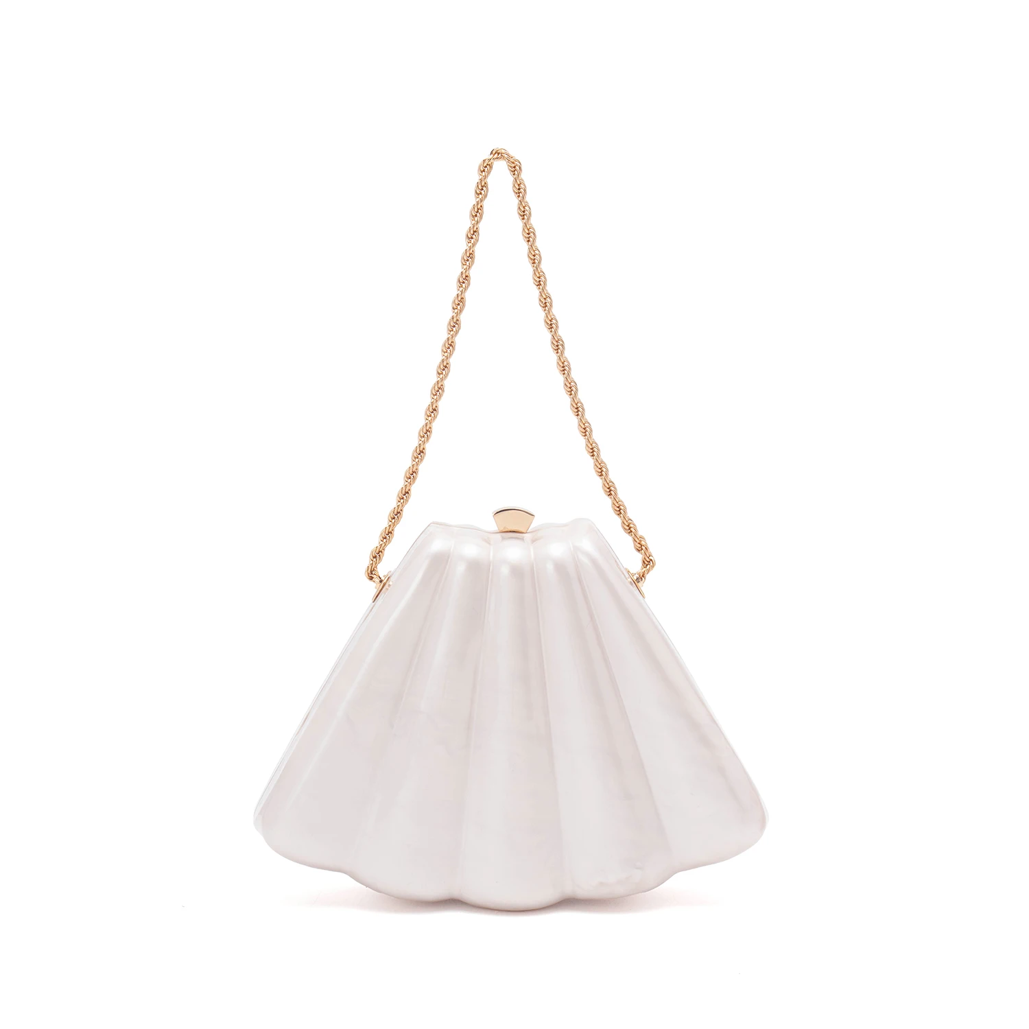 

Women Handbag Pearlescent Shell Bag Elegant Acrylic Clutch Bag for Formal Wedding Prom Party Stylish Cute Lipstick Purse
