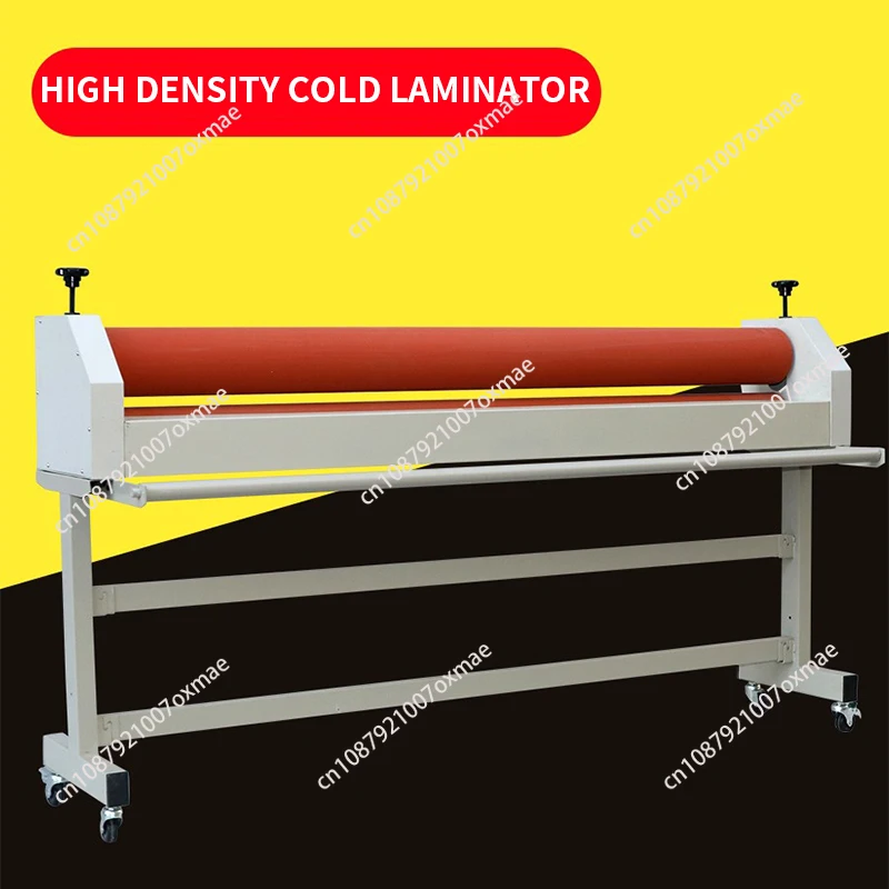 

Manual 1600 cold laminator 1.6M laminating machine graphic photo film over film KT version photo album PVC