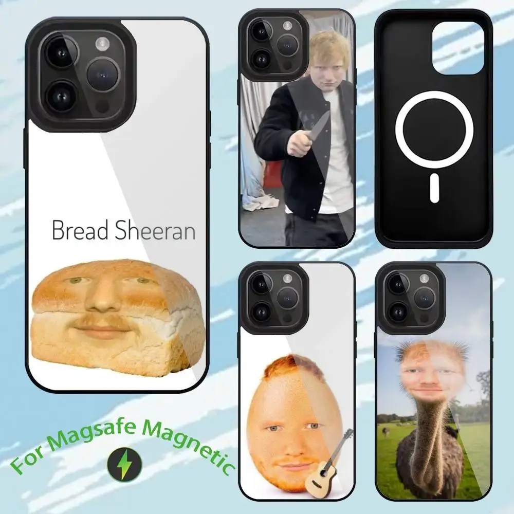 

Ed Sheeran Phone Case For iPhone17,16,15,14,13,12,11,Plus,Pro,Max For Magsafe Wireless Charging cover